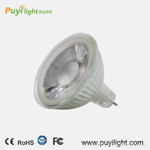 5W 500lumens COB LED Spotlight Lamp MR16